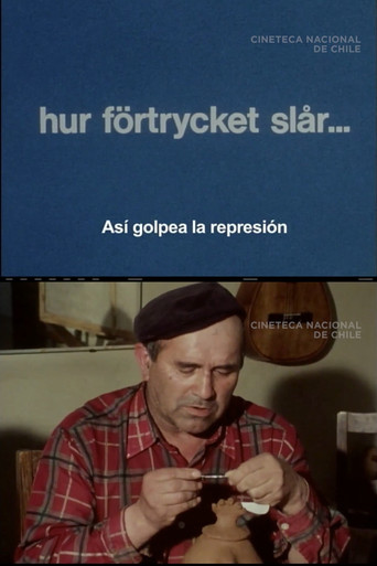 Movie poster for Así golpea la represión (1982)