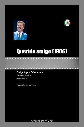 Movie poster for Querido amigo (1986)