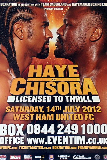 Movie poster for David Haye vs. Derek Chisora (2012)