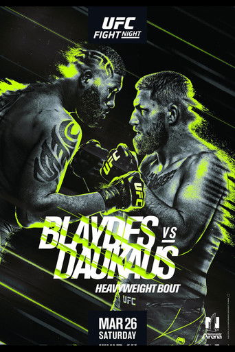 UFC on ESPN 33: Blaydes vs. Daukaus poster