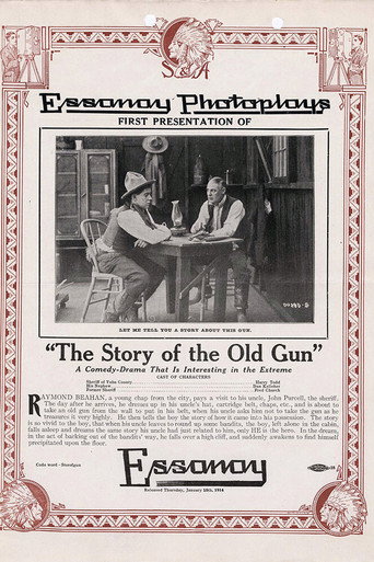 Movie poster for The Story of the Old Gun (1914)