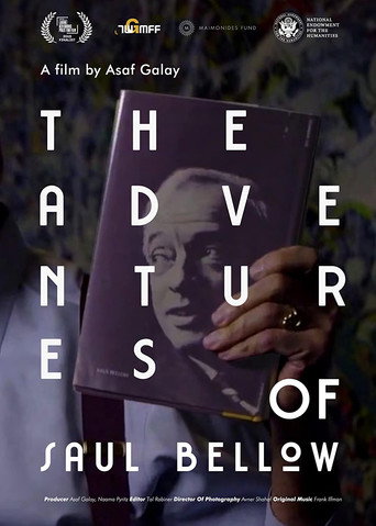 Movie poster for The Adventures of Saul Bellow (2021)