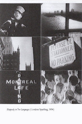 Movie poster for Rhapsody in Two Languages (1934)