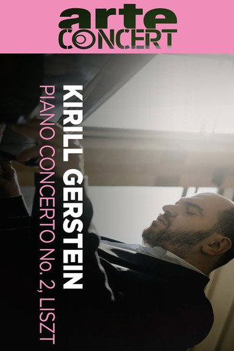 Movie poster for Liszt's Piano Concerto no. 2 with Strasbourg Philharmonic Orchestra (2023)