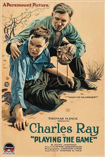 Movie poster for Playing the Game (1918)