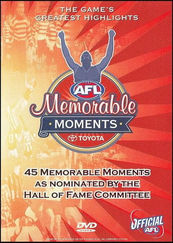 Movie poster for AFL memorable moments (2006)