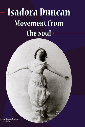 Movie poster for Isadora Duncan: Movement from the Soul (1989)