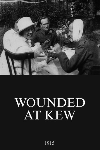 Movie poster for Wounded at Kew (1915)