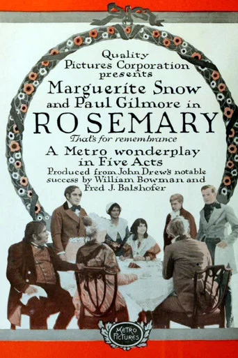 Movie poster for Rosemary (1915)