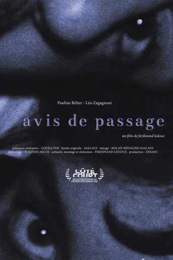 Movie poster for Avis de passage (2025)
