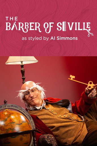Movie poster for The Barber of Seville as styled by Al Simmons (2021)