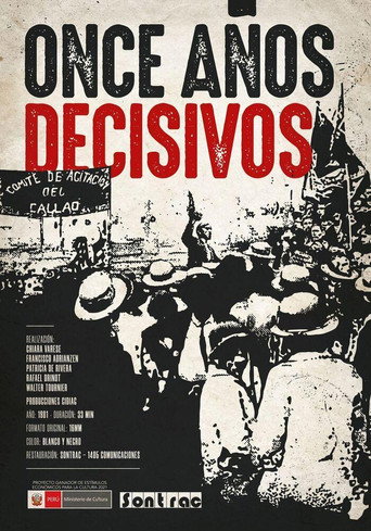 Movie poster for Once años decisivos (1981)