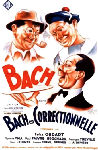 Bach en correctionnelle poster