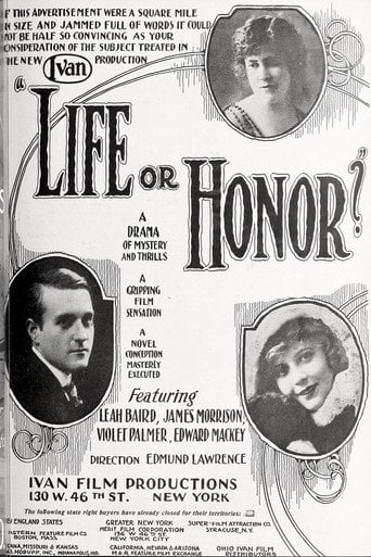 Movie poster for Life or Honor? (1918)