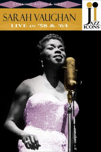 Movie poster for Jazz Icons: Sarah Vaughan: Live in '58 & '64 (2007)