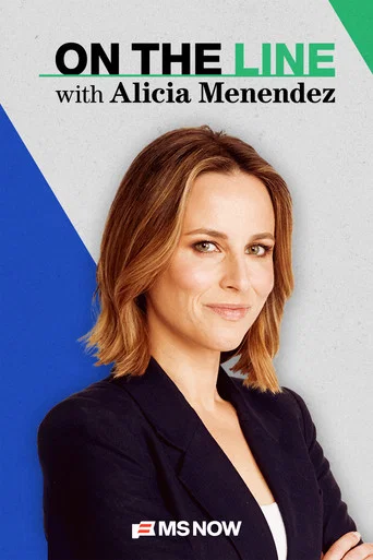 Series poster for On the Line with Alicia Menendez (2026)