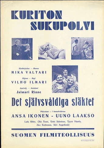 Movie poster for Kuriton sukupolvi (1937)