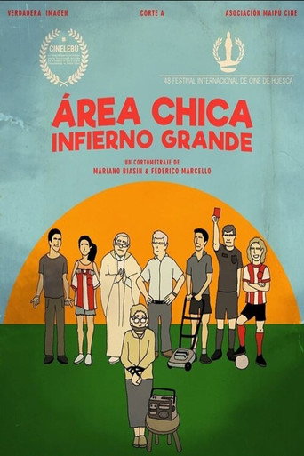 Movie poster for Área chica, infierno grande (2020)