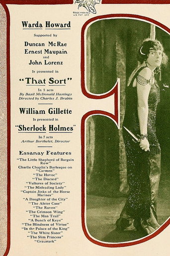 Movie poster for That Sort (1916)