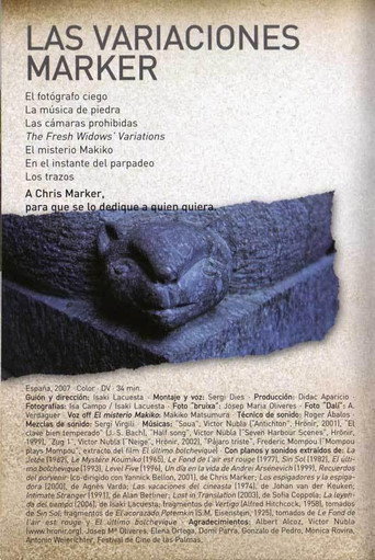 Movie poster for The Marker Variations (2007)