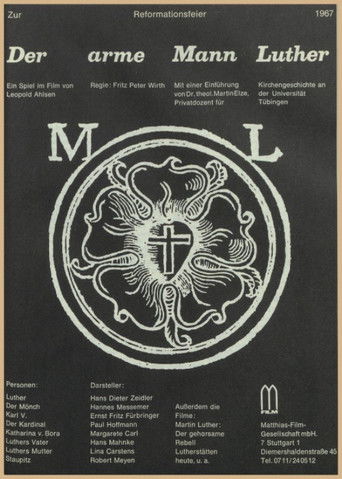 Der arme Mann Luther poster