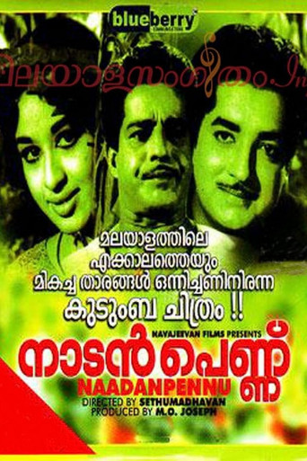 Movie poster for Naadan Pennu (1967)