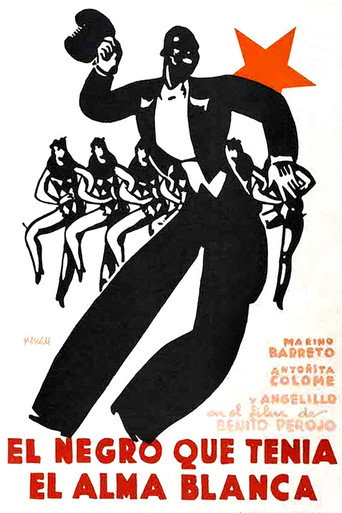 Movie poster for The Black Man Who Had a White Soul (1927)