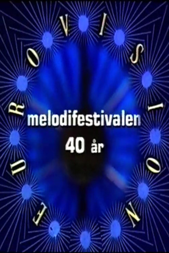 Melodifestivalen 40 år poster