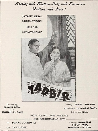 Movie poster for Tadbir (1945)