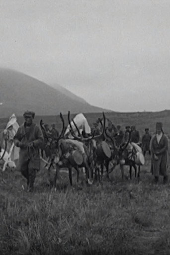 Movie poster for In the Land of the Mountain People: Days in Lapland (1923)