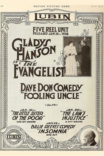 Movie poster for The Evangelist (1916)