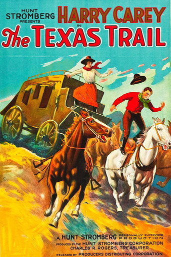 Movie poster for The Texas Trail (1925)