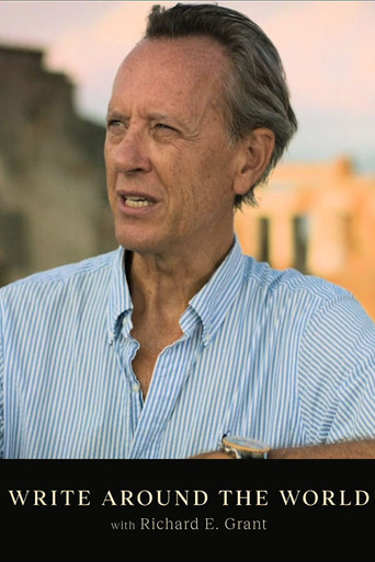 Write Around the World with Richard E Grant poster