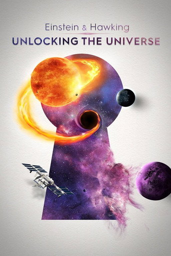Series poster for Einstein and Hawking: Unlocking the Universe (2020)