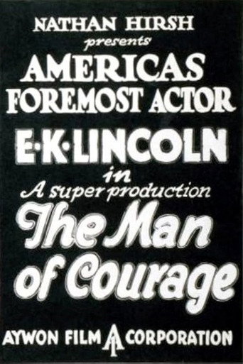 Movie poster for The Man of Courage (1922)