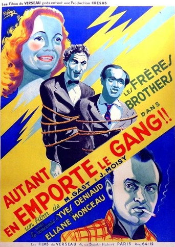 Movie poster for Gone with the Gang (1953)