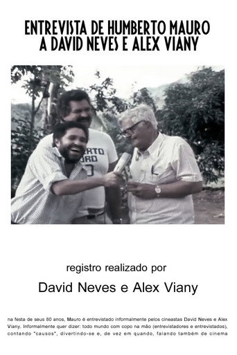 Movie poster for Entrevista de Humberto Mauro a David Neves e Alex Viany (1977)