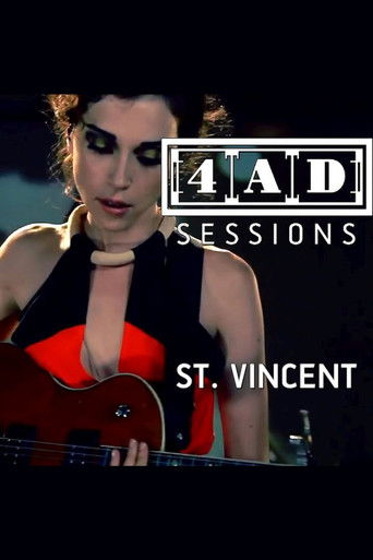St. Vincent - 4AD Sessions poster