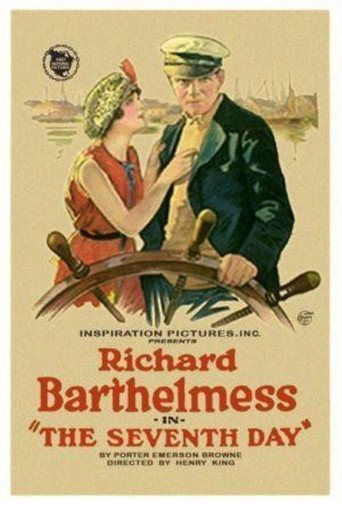 Movie poster for The Seventh Day (1922)