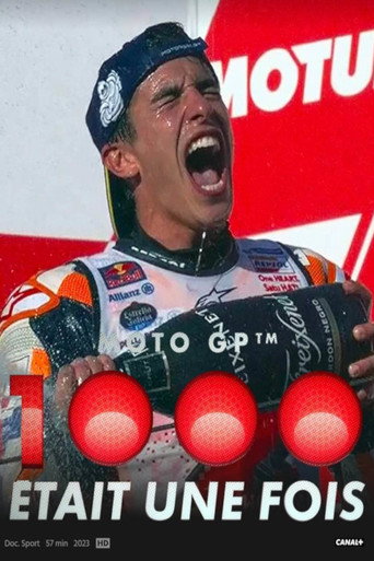 Movie poster for Moto GP, 1000 était une fois (2023)