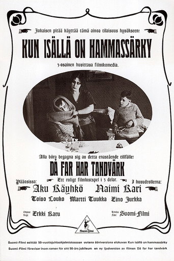 Movie poster for When Father Has Toothache (1922)