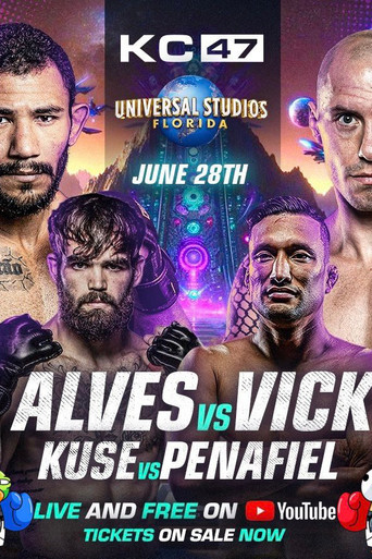 Movie poster for Karate Combat 47: Alves vs. Vick (2024)