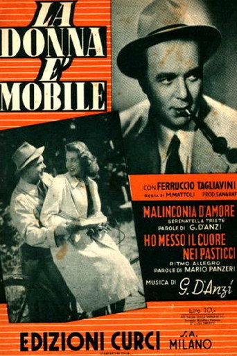 Movie poster for La donna è mobile (1942)