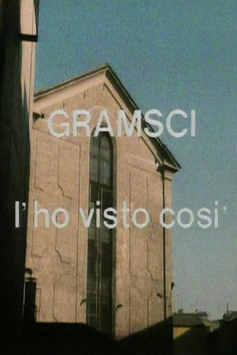 Movie poster for Gramsci l'ho visto così (1988)