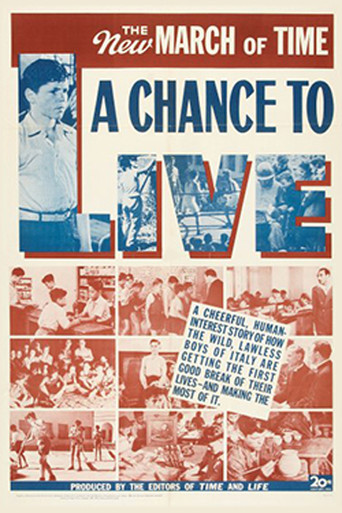 Movie poster for A Chance to Live (1949)