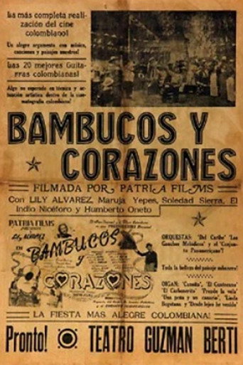Movie poster for Bambucos y Corazones (1945)