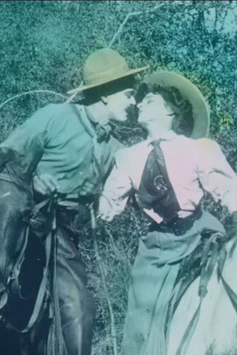 Movie poster for The Cowboy and the Schoolmarm (1910)