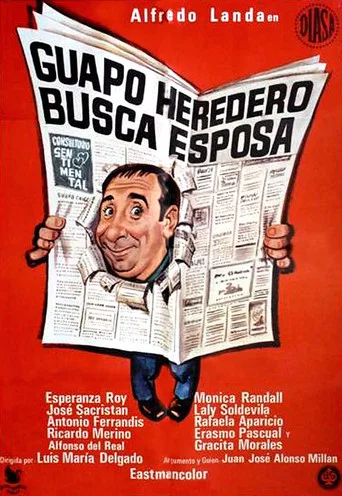 Movie poster for Guapo heredero busca esposa (1972)