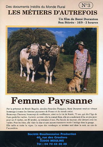 Movie poster for Les métiers d'autrefois : Femme Paysanne (2004)