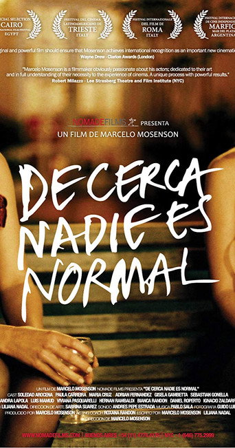 Movie poster for De cerca nadie es normal (2009)